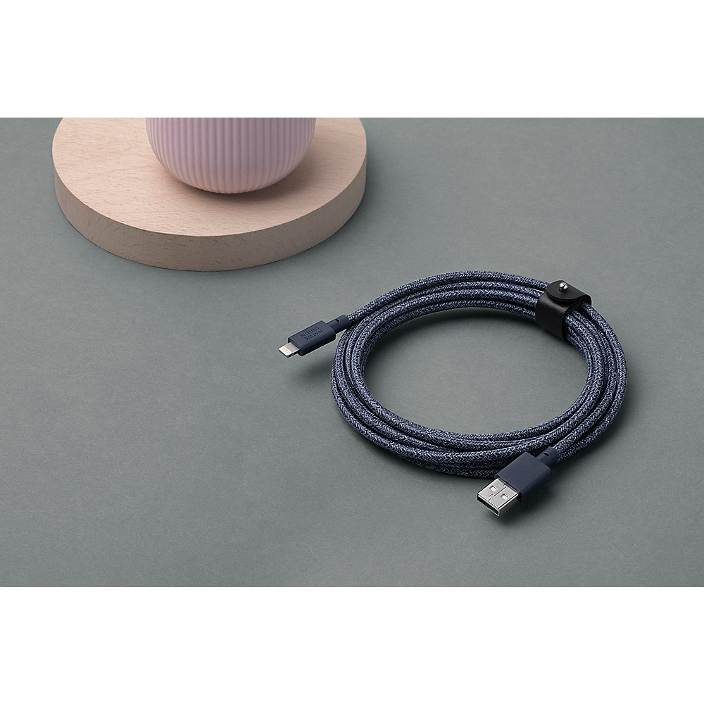 Native Union Belt Cable USB-A to Lightning 3m Indigo Blue