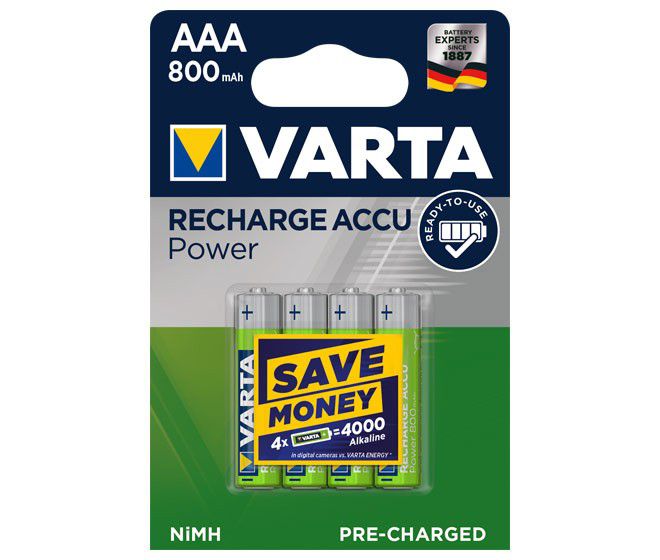 Varta Ready2use Akku Micro Aaa Hr3 4er Blister 800 Mah Cyberport
