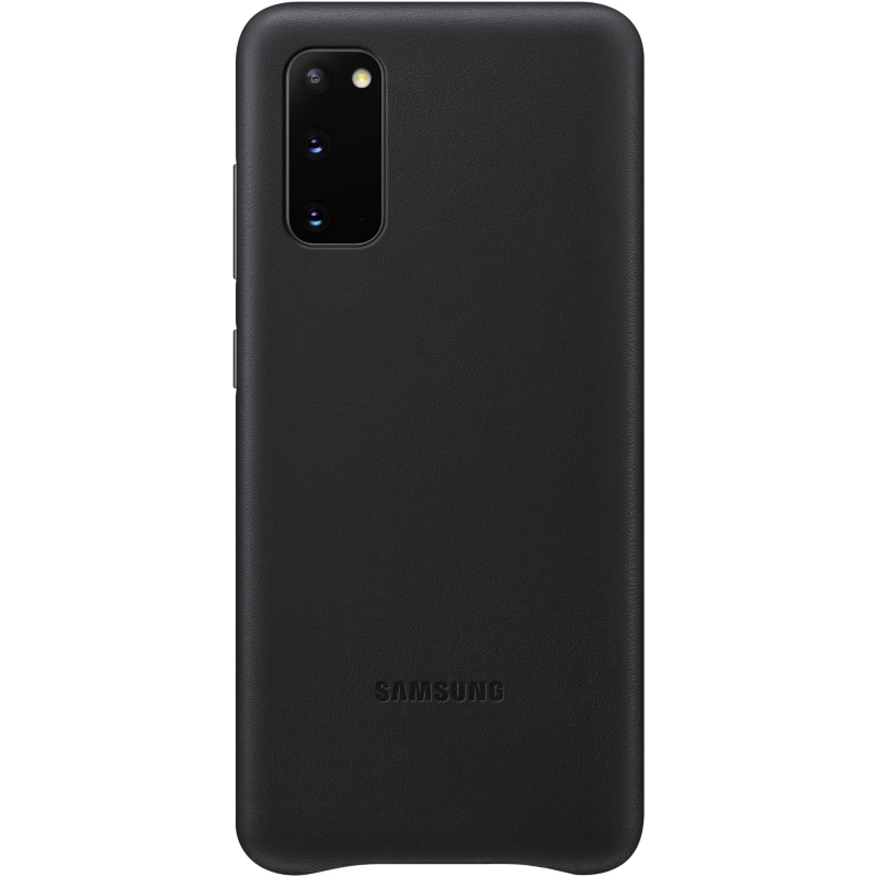 Samsung  Leather Cover EF-VG980 für Galaxy S20, Schwarz | 08806090266188