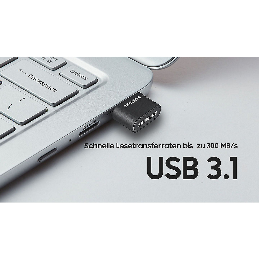 Samsung FIT Plus 32GB Flash Drive 3.1 USB Stick wasserdicht strahlungsresistent