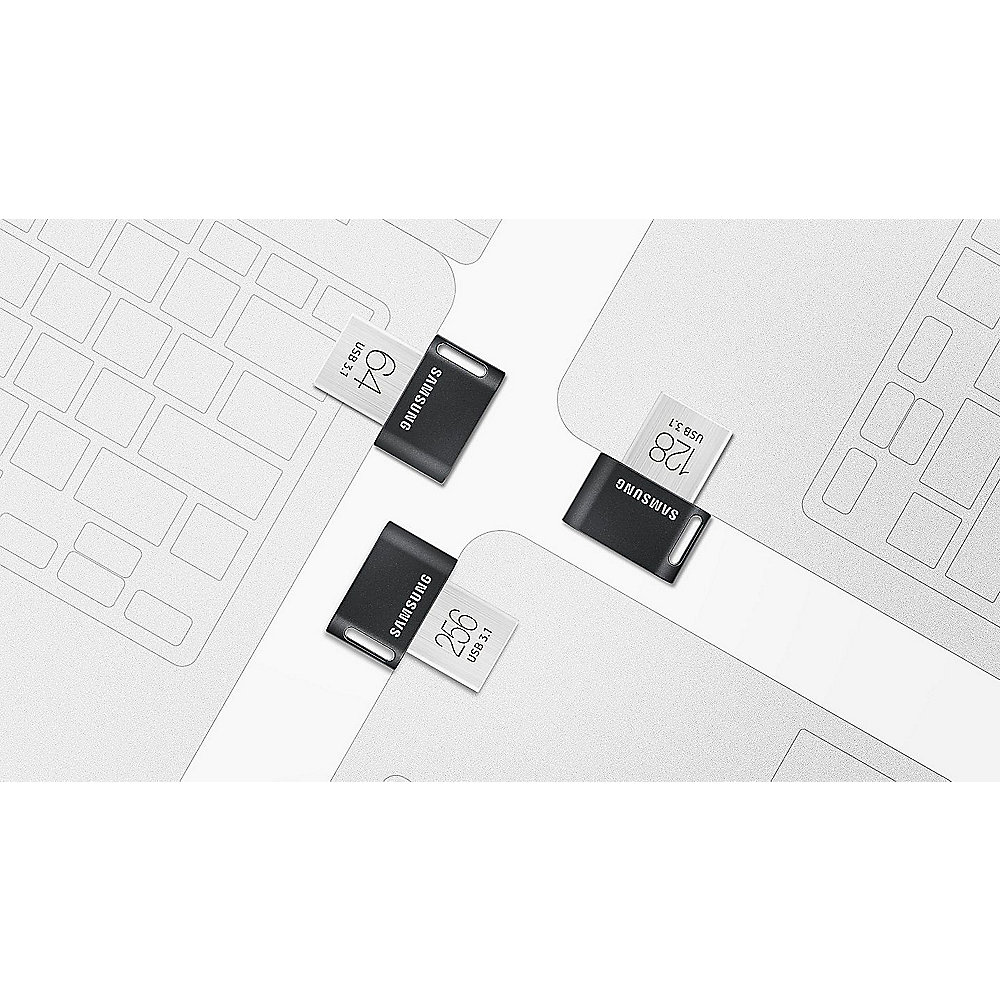 Samsung FIT Plus 128GB Flash Drive 3.1 USB Stick wasserdicht strahlungsresistent