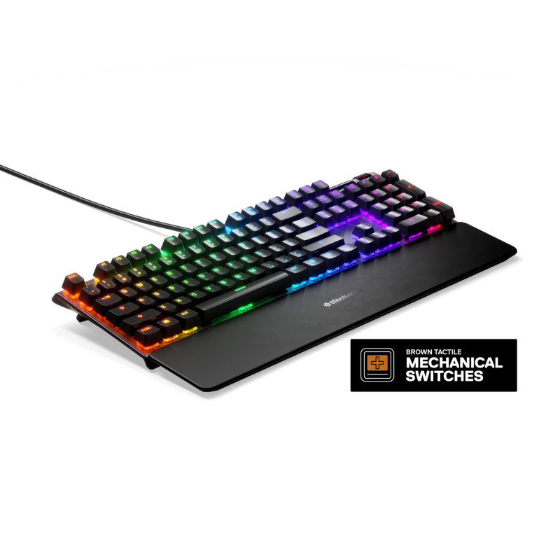 SteelSeries  Apex 7 Kabelgebundende Mechanische Gaming Tastatur (Braune Switche) | 05707119038447