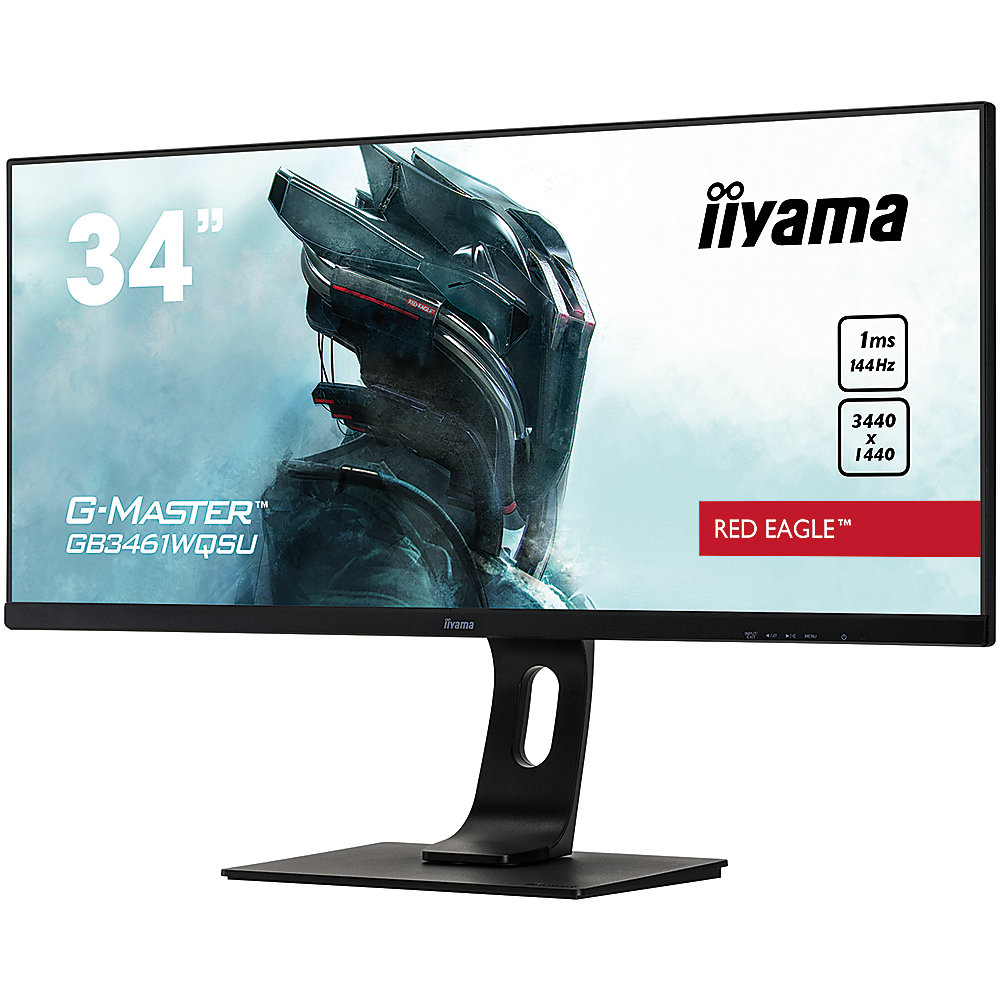 iiyama G-Master GB3461WQSU-B1 86,7cm (34") UWQHD Monitor HDMI/DP 144Hz 1ms HDR