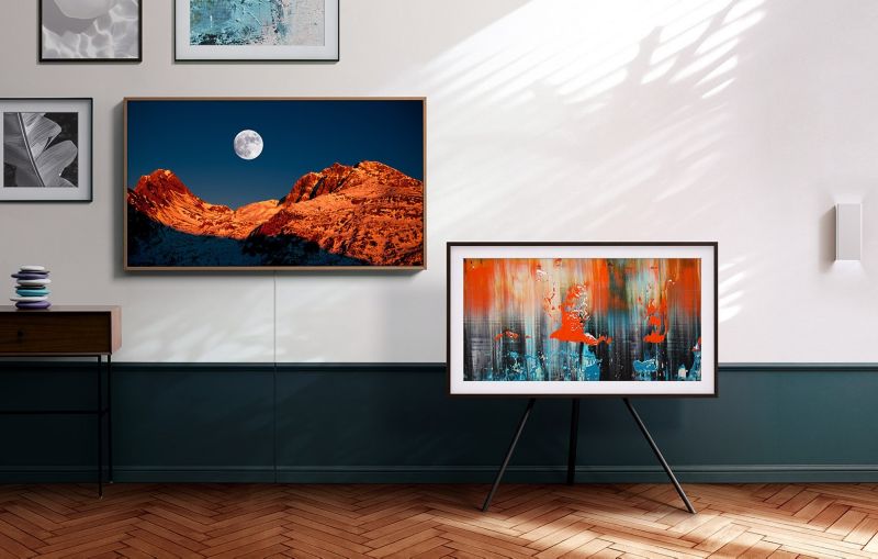 Samsung Qled The Frame Gq55ls03tau 138cm 55 Dvb C S2 T2 Hd Pqi 3600 Smart Tv Cyberport
