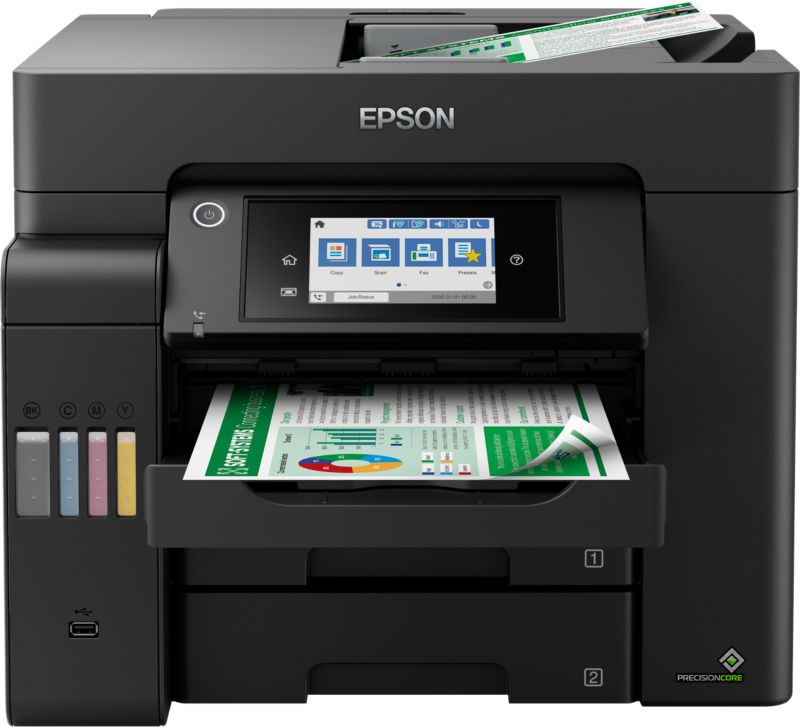 Epson Ecotank Et 5800 Drucker Scanner Kopierer Fax Lan Wlan 3 Jahre Garantie Cyberport