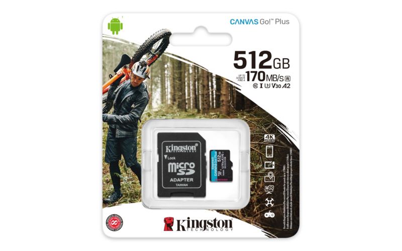 Kingston Canvas Go! Plus 512 GB microSD für nur 69,90€ inkl. Versand statt 92,99€
