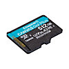 Kingston Canvas Go! Plus 512 GB microSD Speicherkarte (170MB/s, Class 10, UHS-I)