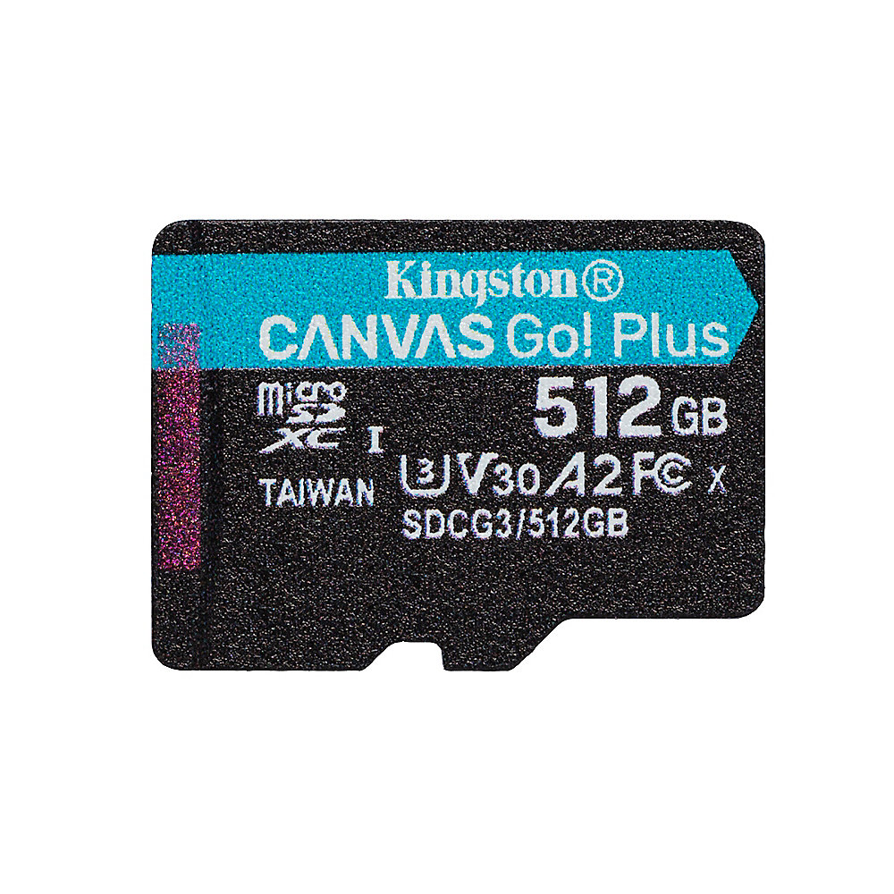 Kingston Micro SD Canvas Go! Plus ohne SD Adapter SDCG3/512GBSP