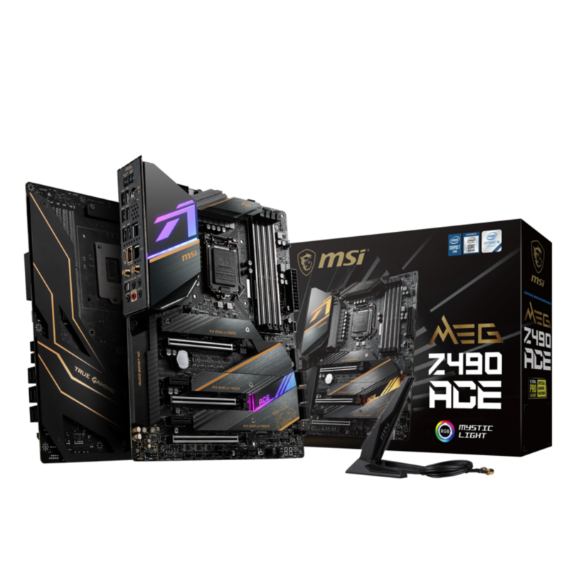 MSI  MEG Z490 ACE ATX Mainboard Sockel 1200 M.2/WIFI/BT/LAN/USB3.2(Typ C) | 04719072718923