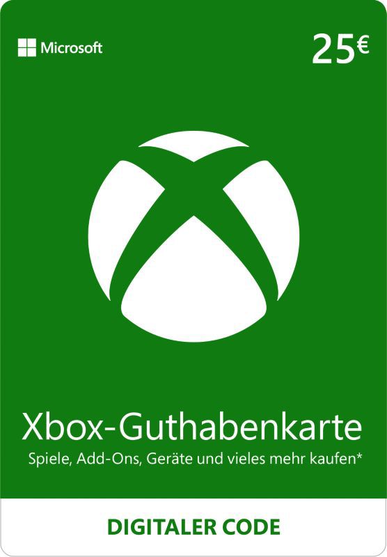 Xbox Guthabenkarte 25 EUR DE ++ Cyberport