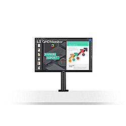 LG 27QN880 68,6cm (27&quot;) WQHD Ergonomischer Monitor HDMI/DP/USB-C HV Pivot sRGB