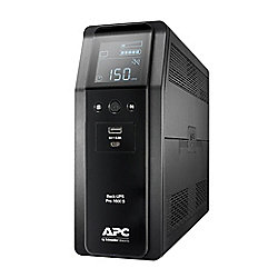 APC Back UPS Pro BR 1600 VA, Sinewave, 8 Ausg&auml;nge, AVR, LCD-Schnittstelle