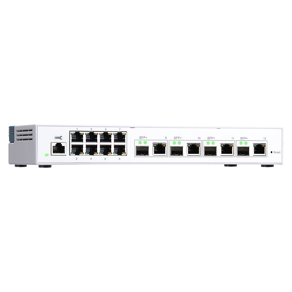 QNAP QSW-M408-4C 8 Port Desktop Switch Web Managed 1G/4xCombo 10G SFP+