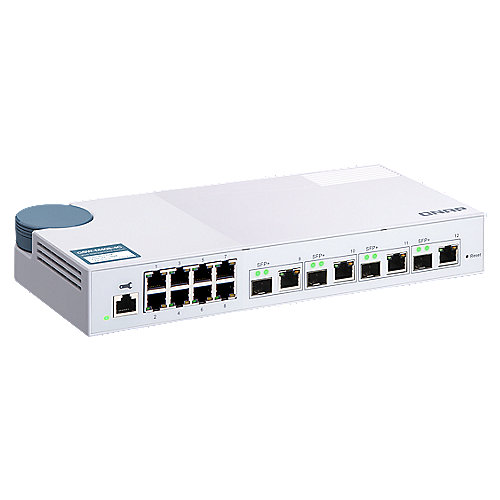 QNAP QSW-M408-4C 8 Port Desktop Switch Web Managed 1G/4xCombo 10G SFP+