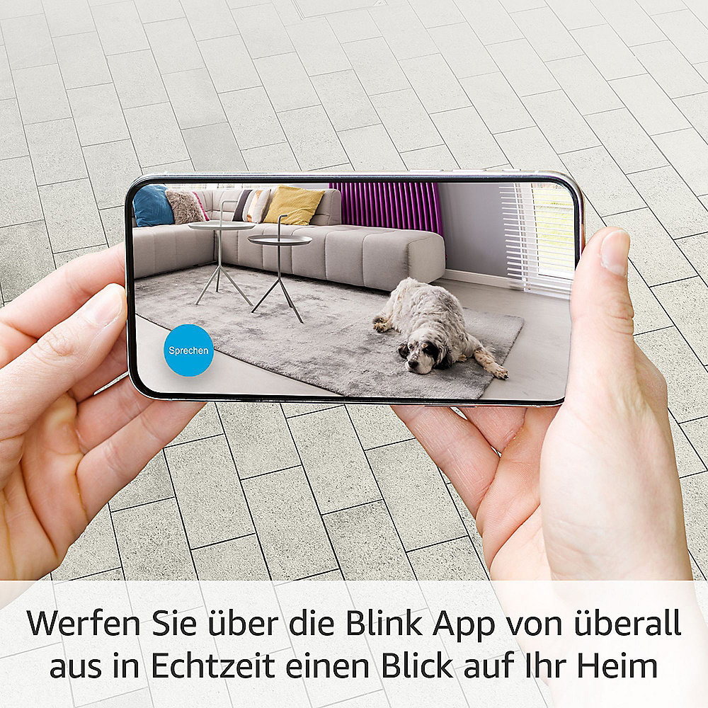 Blink Mini 2 - Kamera System intelligente Plug-in-Überwachungskamera 1080p