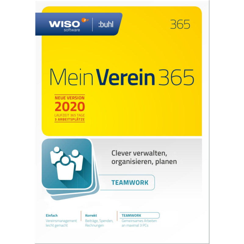 Buhl Data Service GmbH WISO Mein Verein 365 – teamwork-Edition | 04011282001889