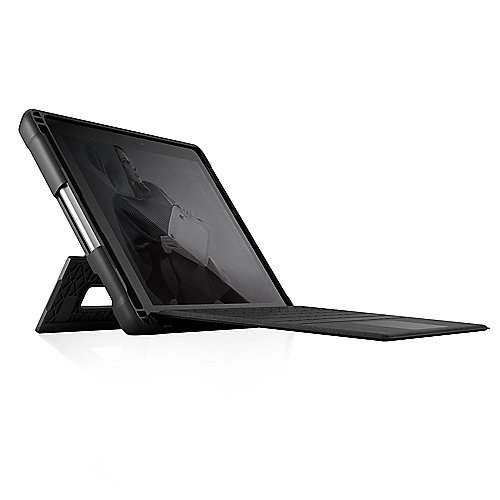 STM Dux Case für Microsoft Surface Go 2 / Go, schwarz/transparent