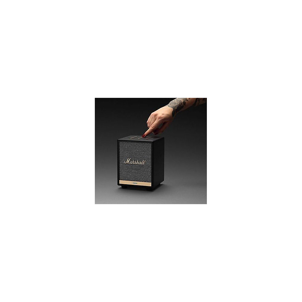 Marshall Uxbridge VOICE Alexa Multi-Room-Lautsprecher schwarz WLAN Bluetooth