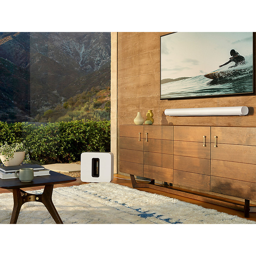 *Sonos Arc Multiroom-Soundbar für Heimkino und Musikstreaming, AirPlay2, weiß