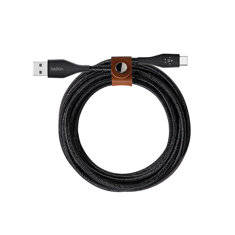 Belkin DuraTek Plus USB-C/USB-A Kabel 1,2m Schwarz