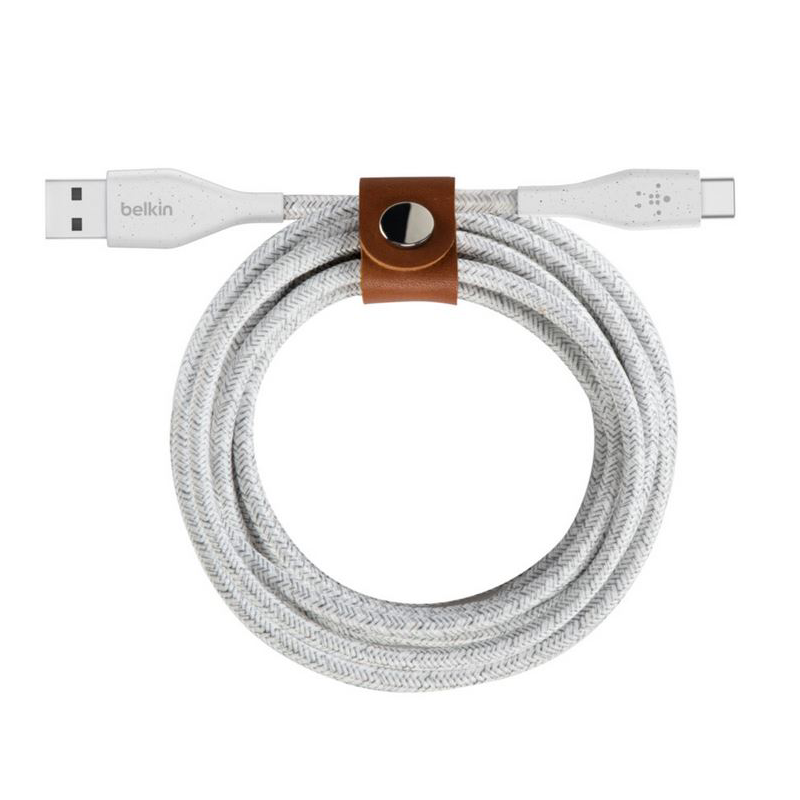 Belkin  DuraTek Plus USB-C/USB-A Kabel 1,2m Weiß | 00745883772674