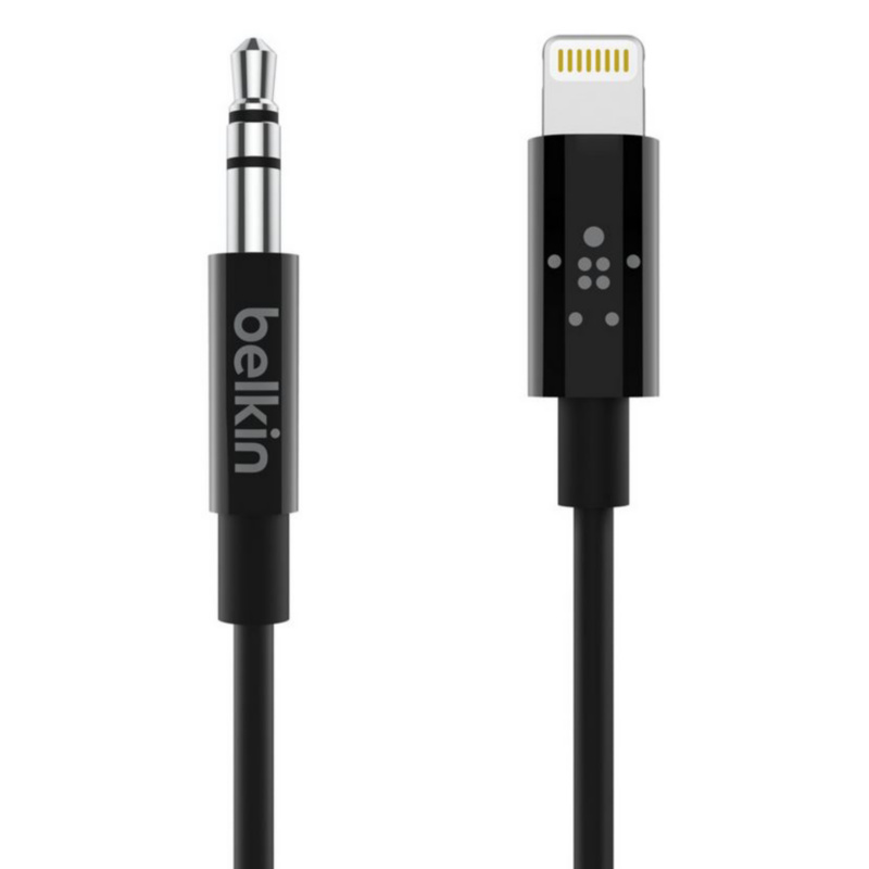 Belkin  MixIT Lightning auf 3,5mm AUX Kabel 0.9m Schwarz | 00745883757251