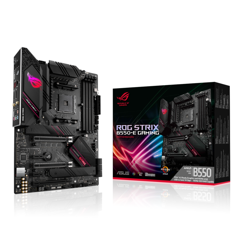 Asus  ROG Strix B550-E Gaming ATX Mainboard Sockel AM4 M.2/USB3.2/HDMI/DP/WLAN/BT | 04718017750264