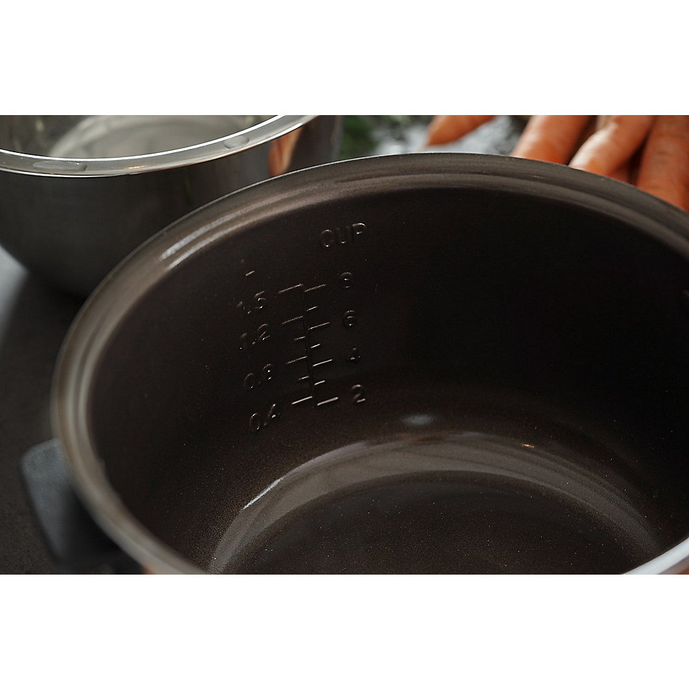 Reishunger Digitaler Reiskocher 1,5l schwarz