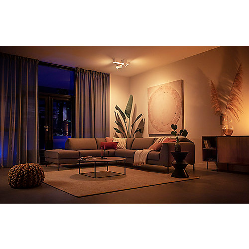Philips Hue White &amp; Color Ambiance BT Centris Cross Spot 3 flg. weiß 2850lm