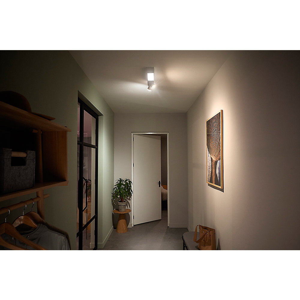 Philips Hue White &amp; Color Ambiance BT Centris Spot 2 flg. weiß 1540lm