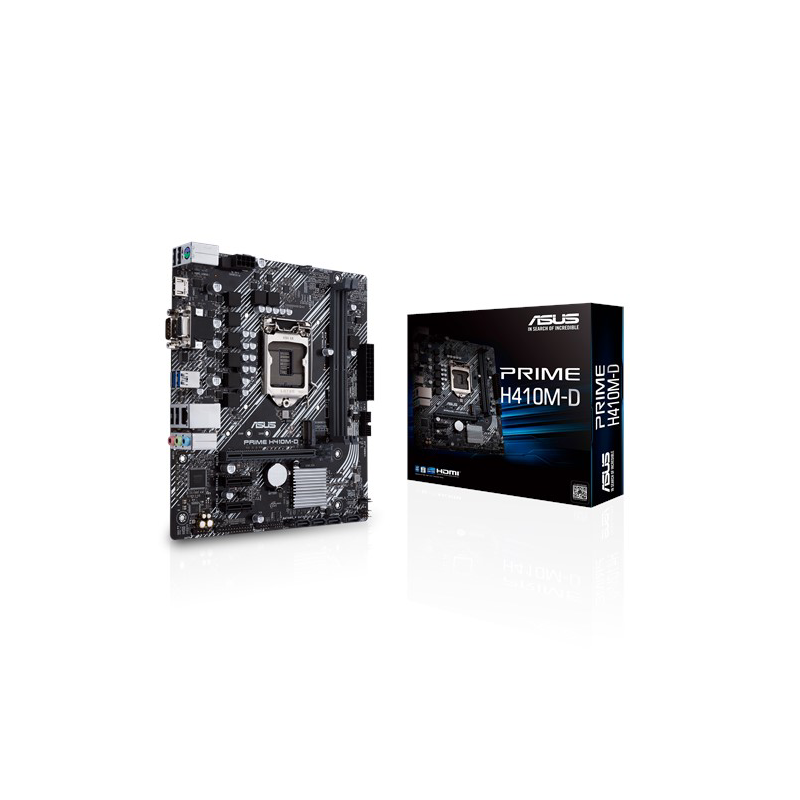 Asus  Prime H410M-D mATX Mainboard Sockel 1200 HDMI/VGA/M.2/USB3.2(Gen1) | 04718017715010