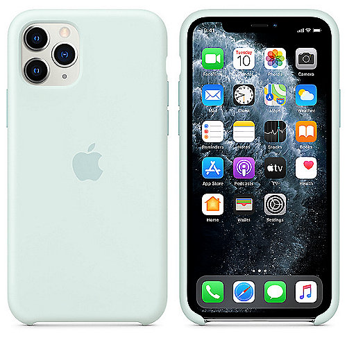 Apple Original iPhone 11 Pro Silikon Case Meerschaum