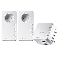 devolo Magic 1 WiFi Multimedia Power Kit (1200Mbit, Powerline + WLAN ac, Mesh)