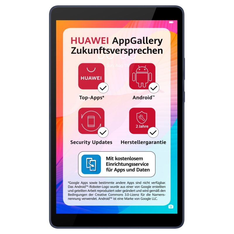 Huawei  MatePad T8 Tablet WiFi 2+16 GB deepsea blue 53011YVE | 06972453161246