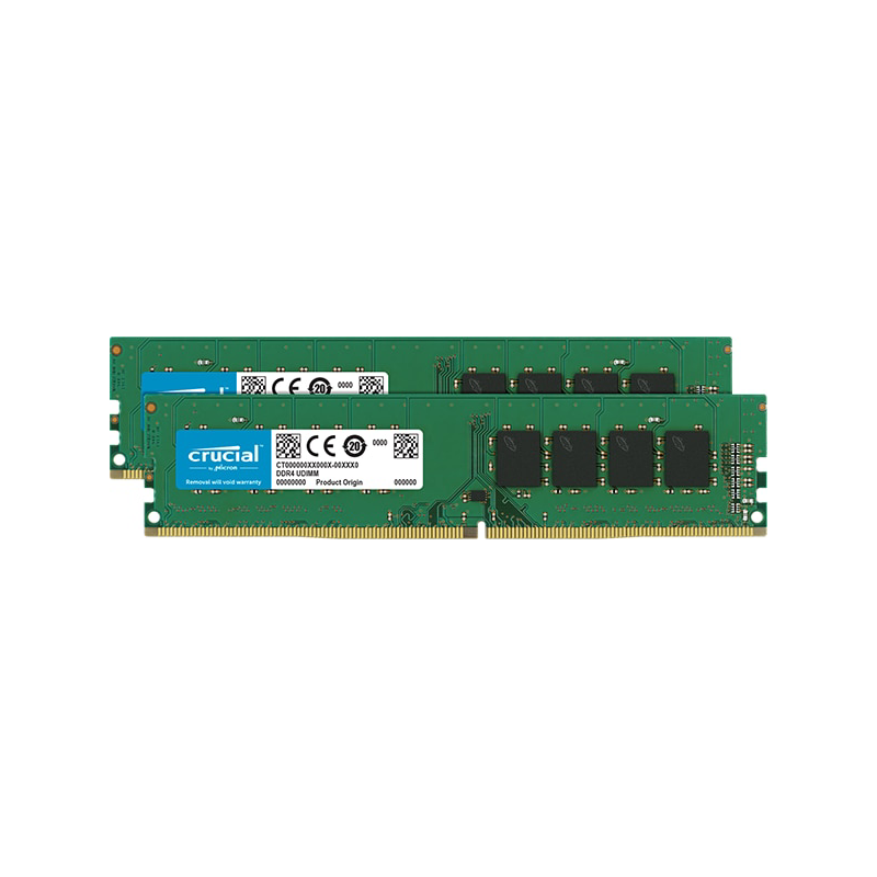 Crucial Technology 32GB (2x16GB) Crucial DDR4-2666 CL19 RAM UDIMM Speicher Kit | 00649528903594