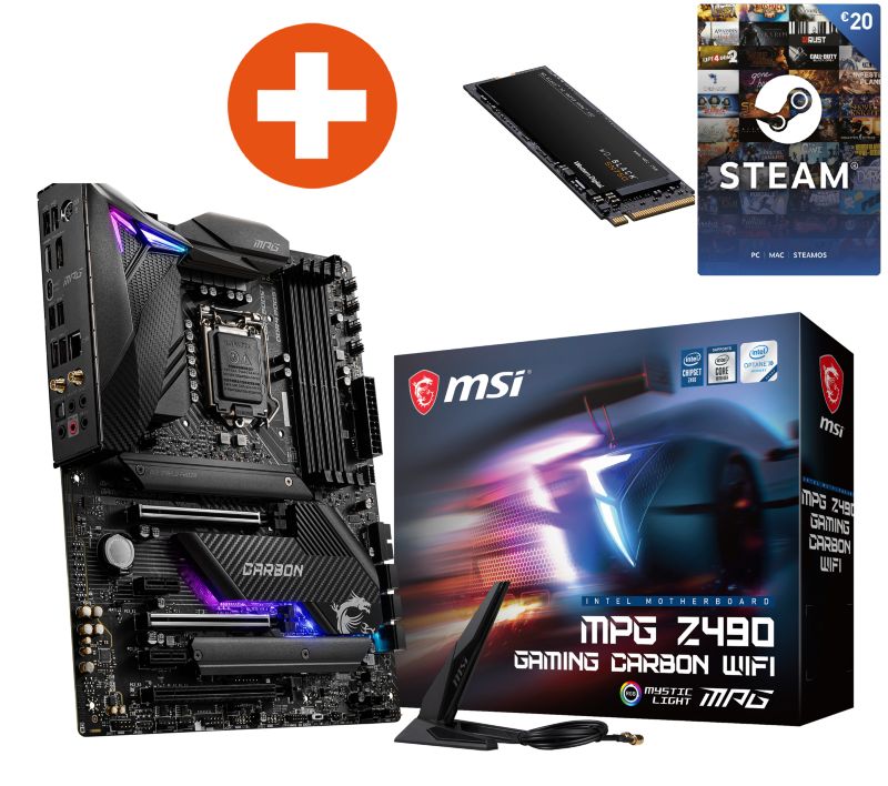 Msi Mpg Z490 Gaming Carbon Wifi Wd Black Sn750 Nvme Ssd 1 Tb Steam Cyberport