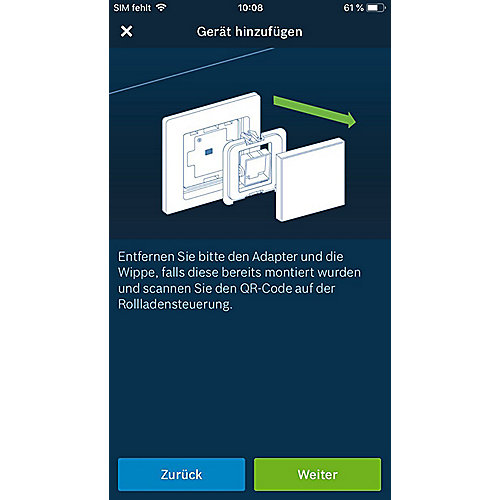 Bosch Smart Home Unterputzschalter Rolladen