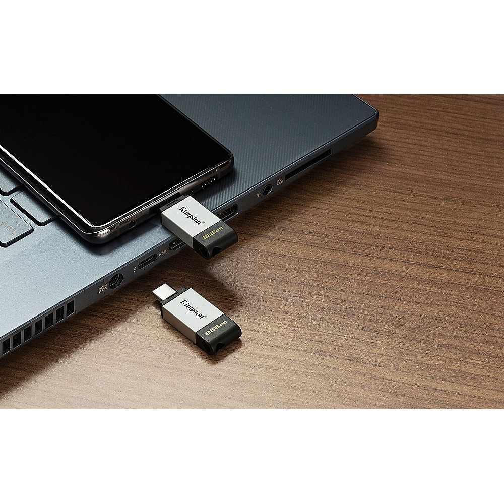 Kingston 128GB DataTraveler 80 USB-Typ C 3.2 Gen1 USB-Stick
