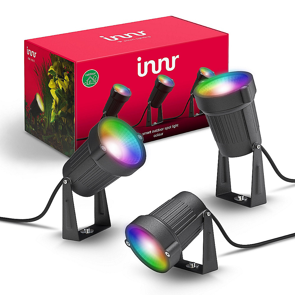 Innr Smart Outdoor Spot Light Colour 3er Set