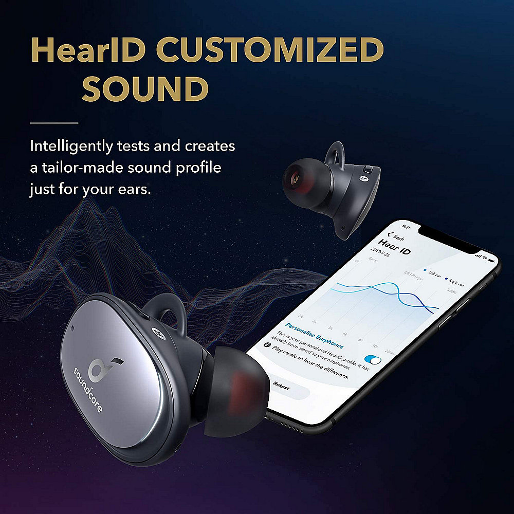Anker Soundcore Liberty 2 Pro In-Ear Bluetooth-Kopfhörer schwarz