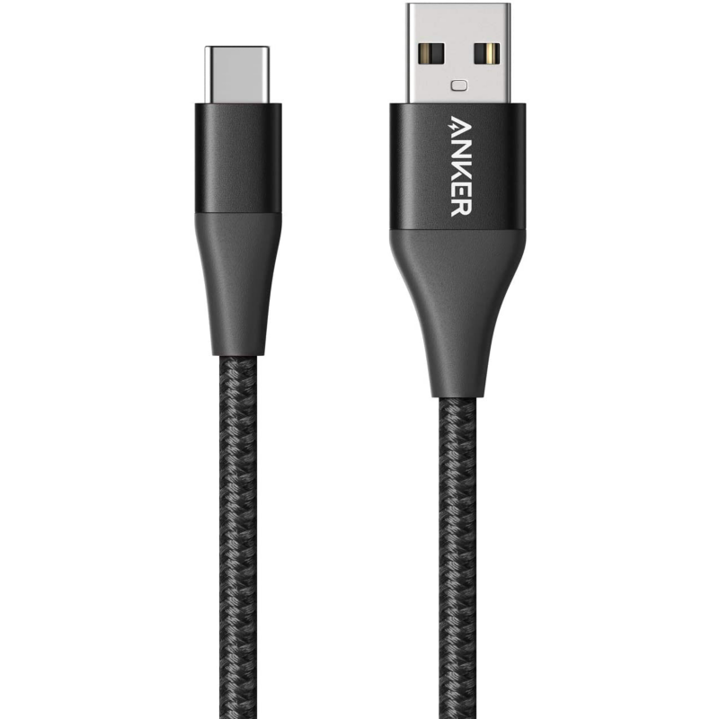 Anker  PowerLine Select+ II USB-A auf USB-C Kabel 0,9m schwarz + Tasche | 00194644017224