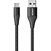 Anker PowerLine Select+ II USB-A auf USB-C Kabel 0,9m schwarz + Tasche