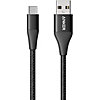 Anker PowerLine Select+ II USB-A auf USB-C Kabel 1,8m schwarz + Tasche