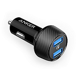 Anker PowerDrive Speed 2QC UN 2-Port USB Kfz Ladeger&auml;t schwarz