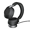 Jabra Evolve 2 85 MS Stand USB-A Wireless Bluetooth Headset schwarz Ladestation