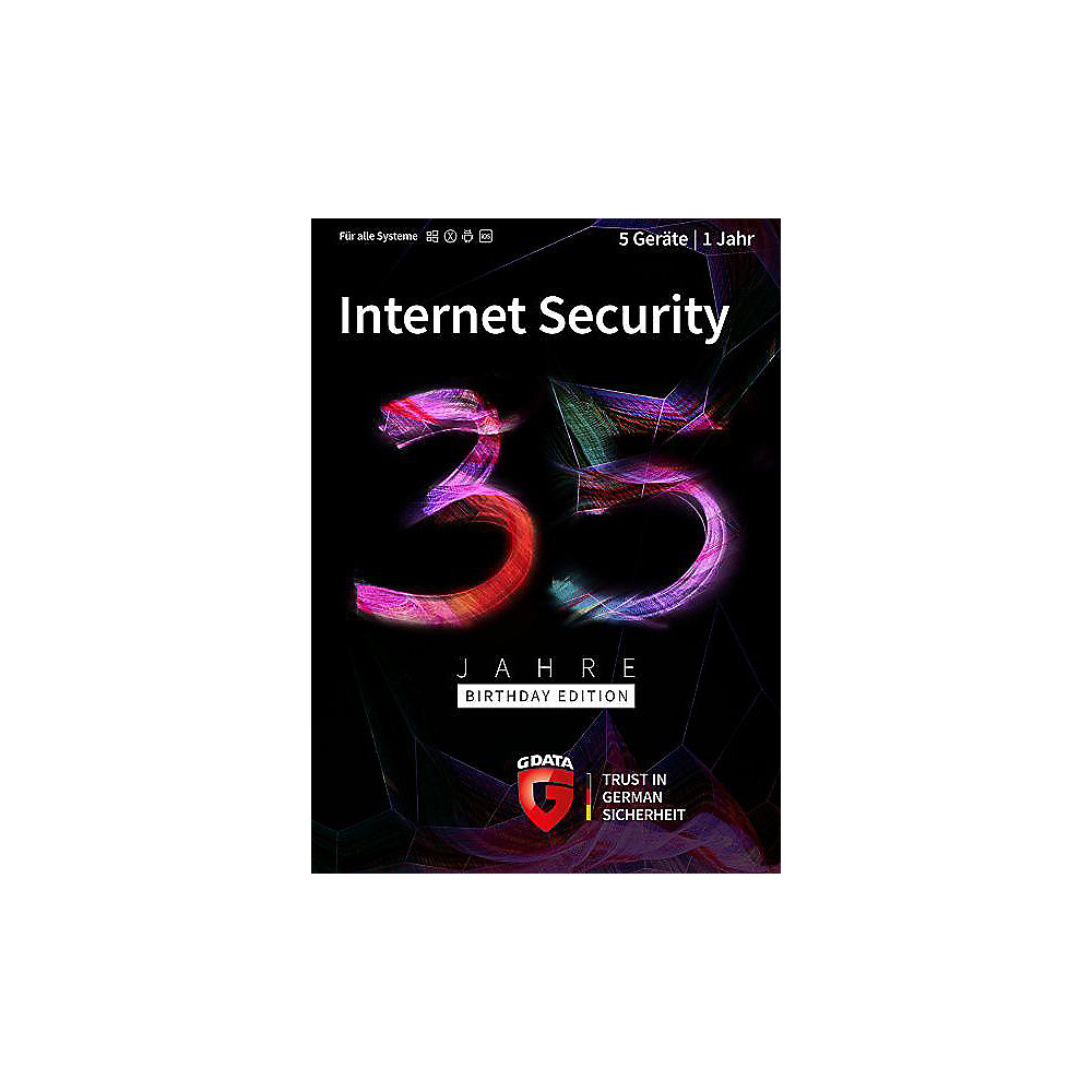 G DATA Internet Security 35 Jahre Birthday Edition 10 Plätze ESD