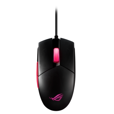ROG Strix Impact II Electro Punk Kabelgebundene Gaming Maus schwarz/pink