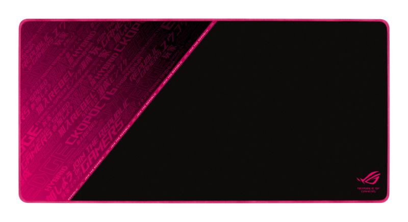 Asus Rog Sheath Electro Punk Gaming Mousepad Schwarz Pink Cyberport