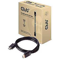 Club 3D HDMI 2.2 Kabel 3m Ultra High Speed 10K120Hz St./St. schwarz