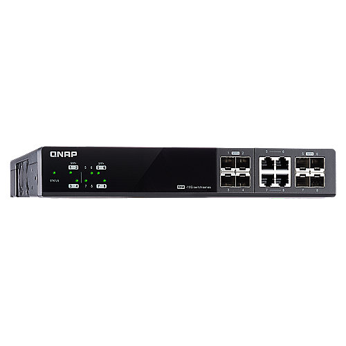 QNAP QSW-M808-4C 8-Port Desktop Switch Web Managed 8xCombo 4x10G SFP+